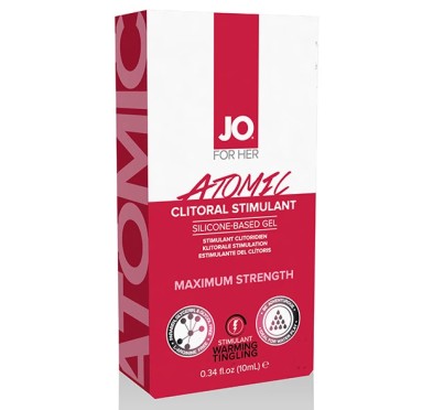 Żel stymulujący intensywny - System JO Clitoral Stimulant Warming Atomic 10 ml